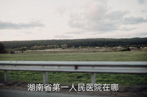 湖南省人民醫院地址，湖南省第一人民醫院在哪