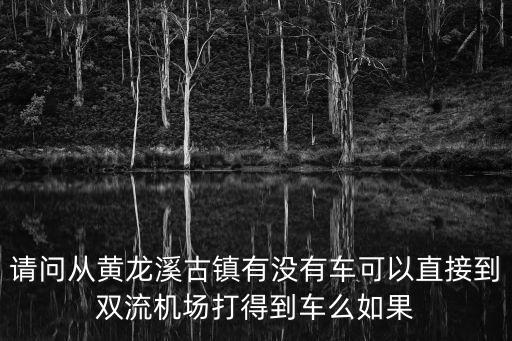 請問從黃龍溪古鎮(zhèn)有沒有車可以直接到雙流機(jī)場打得到車么如果