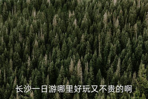 長沙一日游哪里好玩又不貴的啊