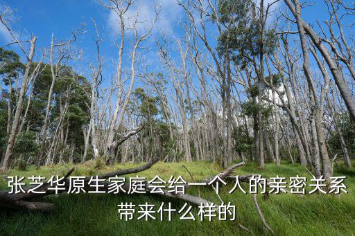 張芝華原生家庭會(huì)給一個(gè)人的親密關(guān)系帶來(lái)什么樣的