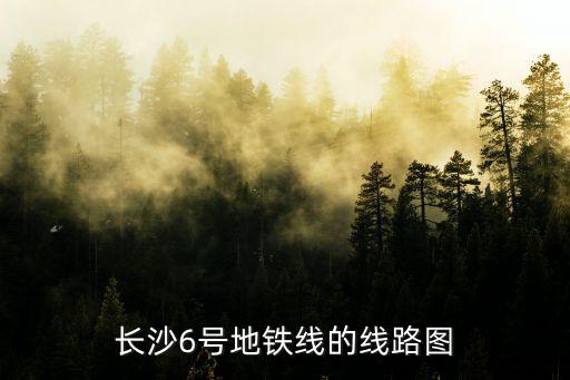 地鐵六號線線路圖，成都地鐵6號線線路圖