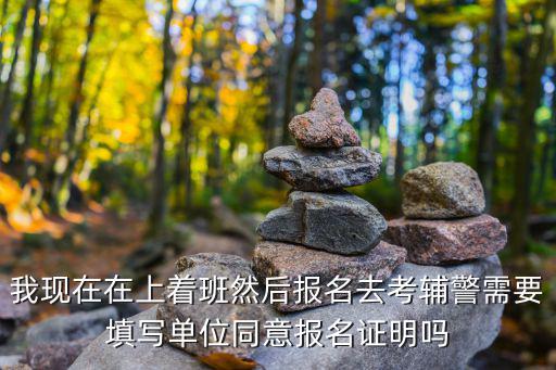 我現在在上著班然后報名去考輔警需要填寫單位同意報名證明嗎
