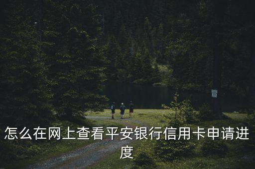 怎么在網上查看平安銀行信用卡申請進度