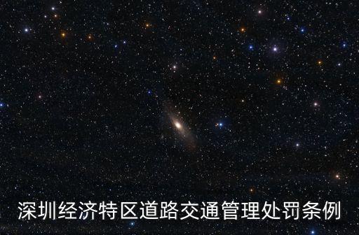 深圳經濟特區道路交通管理處罰條例