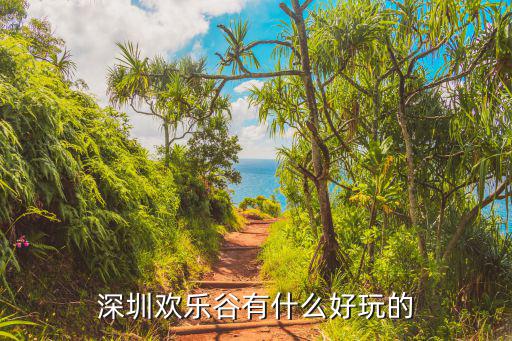 深圳歡樂谷有什么好玩的