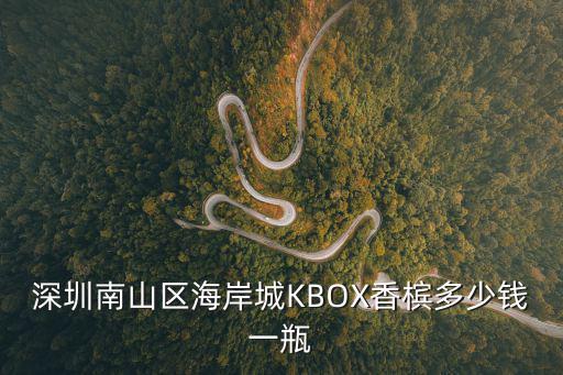 深圳南山區(qū)海岸城KBOX香檳多少錢一瓶