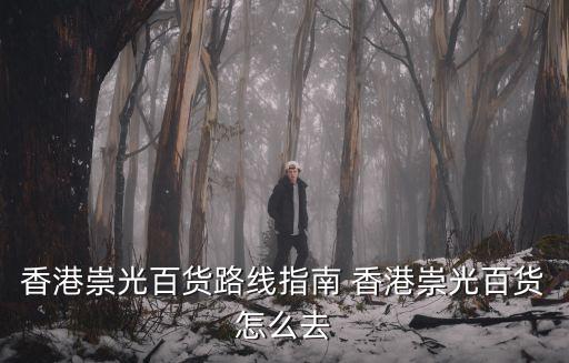 香港崇光百貨路線指南 香港崇光百貨怎么去