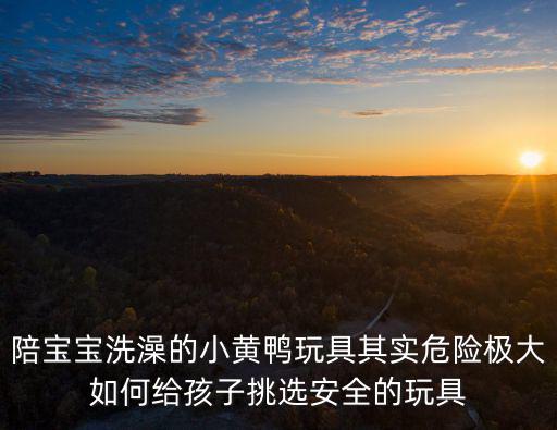 陪寶寶洗澡的小黃鴨玩具其實(shí)危險(xiǎn)極大如何給孩子挑選安全的玩具