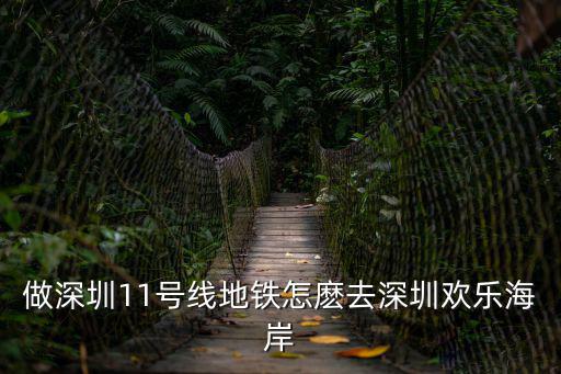 做深圳11號線地鐵怎麼去深圳歡樂海岸