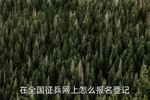 在全國征兵網(wǎng)上怎么報(bào)名登記