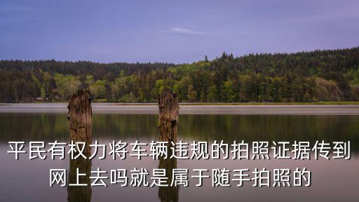 平民有權(quán)力將車輛違規(guī)的拍照證據(jù)傳到網(wǎng)上去嗎就是屬于隨手拍照的