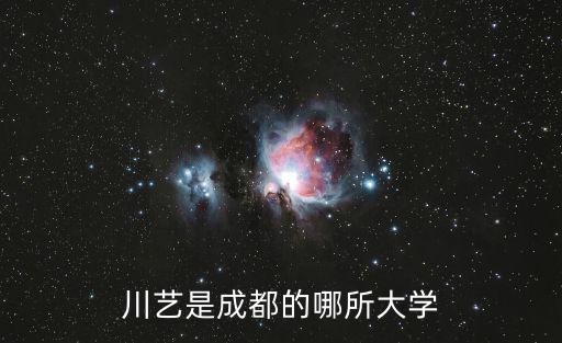 川藝是成都的哪所大學