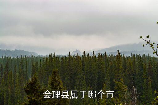會理縣屬于哪個市