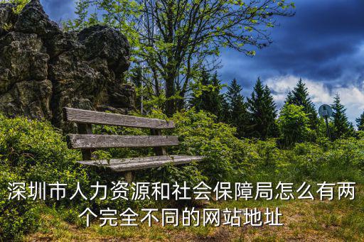 深圳市人力資源和社會(huì)保障局怎么有兩個(gè)完全不同的網(wǎng)站地址