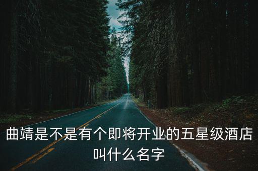 曲靖是不是有個即將開業的五星級酒店叫什么名字