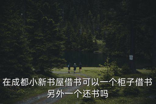 在成都小新書屋借書可以一個柜子借書另外一個還書嗎