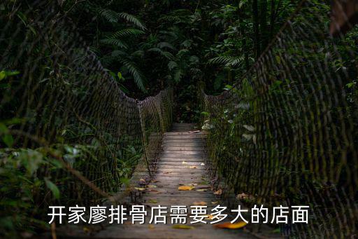 開家廖排骨店需要多大的店面
