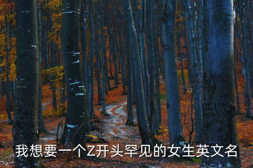 我想要一個Z開頭罕見的女生英文名