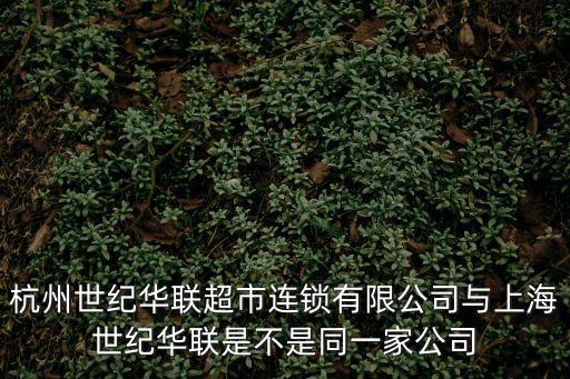 世紀華聯，哪個世紀華聯超市正規