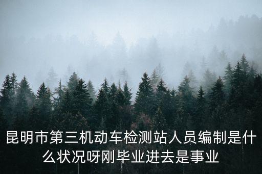 昆明市第三機動車檢測站人員編制是什么狀況呀剛畢業(yè)進去是事業(yè)