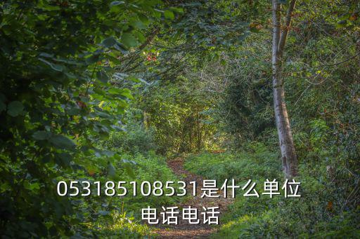 053185108531是什么單位電話電話