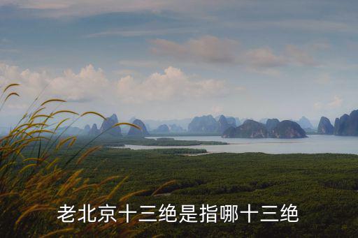 老北京十三絕是指哪十三絕