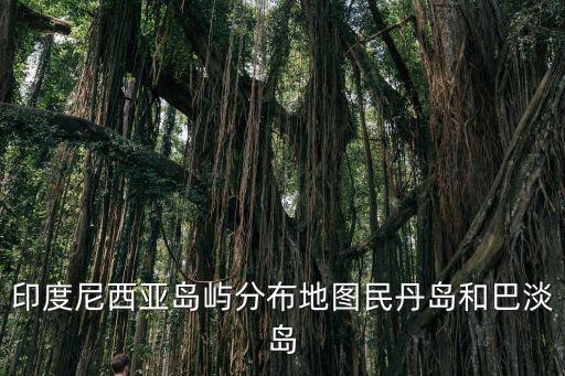 印度尼西亞島嶼分布地圖民丹島和巴淡島