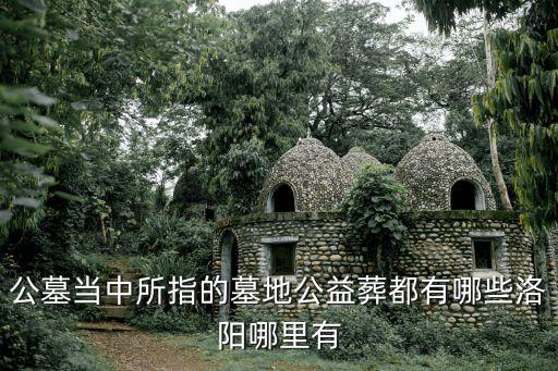 公墓當中所指的墓地公益葬都有哪些洛陽哪里有