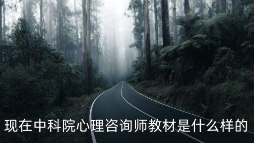 現(xiàn)在中科院心理咨詢師教材是什么樣的