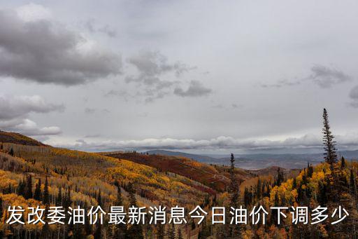 發(fā)改委油價(jià)最新消息今日油價(jià)下調(diào)多少