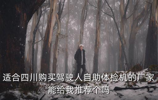 適合四川購(gòu)買(mǎi)駕駛?cè)俗灾w檢機(jī)的廠家能給我推薦個(gè)嗎