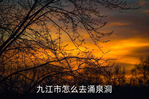 九江市怎么去涌泉洞
