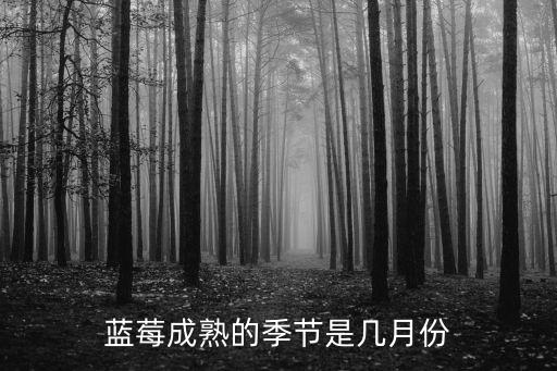 藍莓是什么季節的水果，藍莓是什么季節的水果