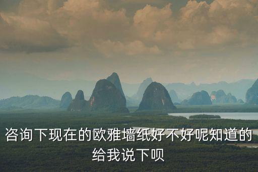 歐亞壁紙，咨詢下現(xiàn)在的歐雅墻紙好不好呢知道的給我說下唄