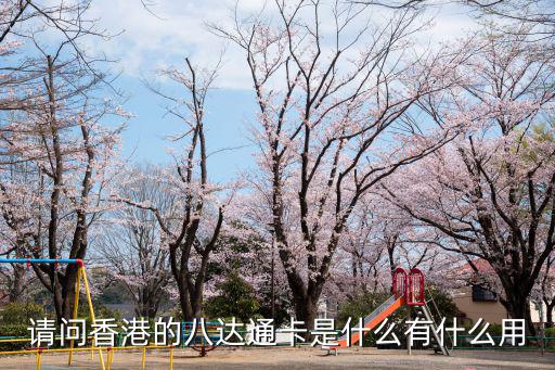 香港八達(dá)通，香港八達(dá)通用途