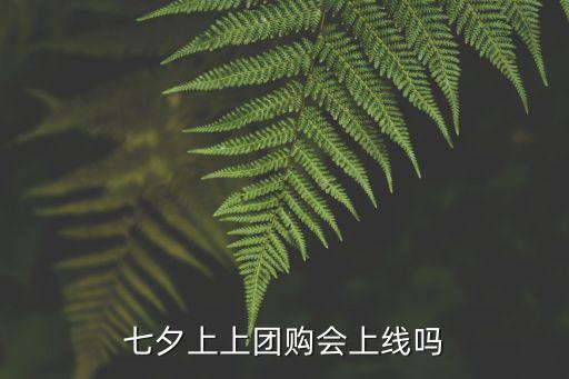 七夕上上團購會上線嗎