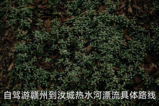 自駕游贛州到汝城熱水河漂流具體路線