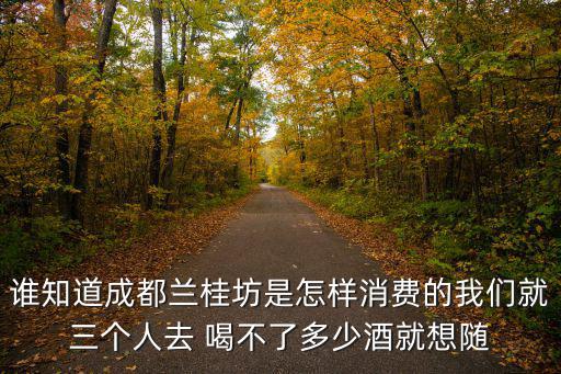 誰知道成都蘭桂坊是怎樣消費的我們就三個人去 喝不了多少酒就想隨