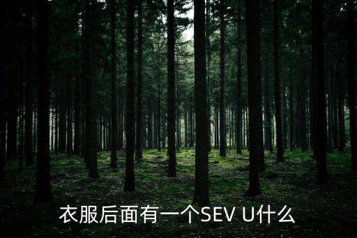 衣服后面有一個SEV U什么