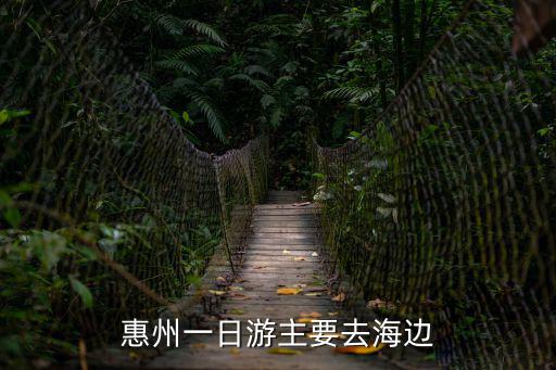 惠州一日游主要去海邊