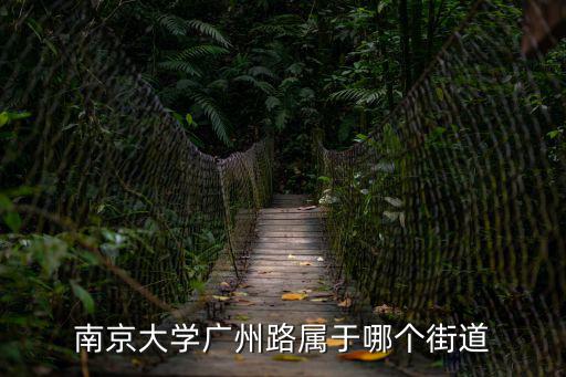 南京大學廣州路屬于哪個街道