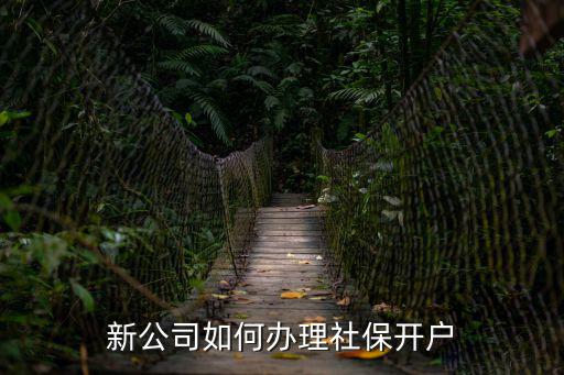 新公司如何辦理社保開戶