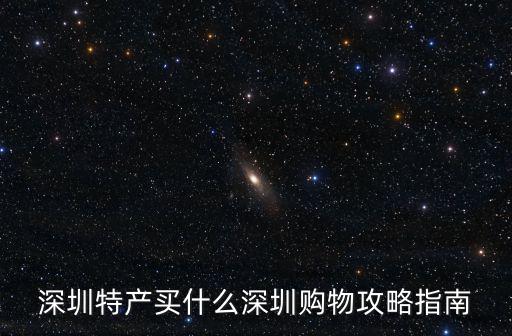 深圳特產買什么深圳購物攻略指南