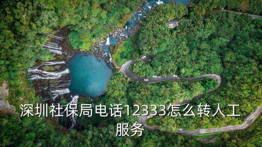 深圳社保局電話12333怎么轉人工服務