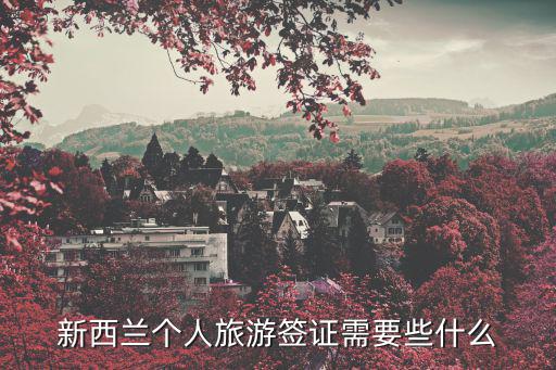 新西蘭旅游簽證，如何申請新西蘭旅游簽證