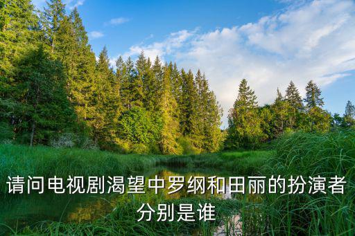演員田麗，聶風媽媽的顏瑩是誰演的