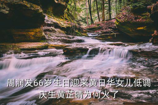 周潤發66歲生日迎來黃日華女兒低調慶生黃芷晴為何火了