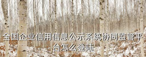 企業(yè)信用信息公示系統(tǒng)官網(wǎng)，全國(guó)工商企業(yè)公示信息網(wǎng)