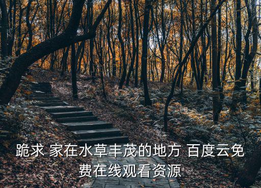 跪求 家在水草豐茂的地方 百度云免費在線觀看資源