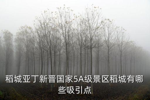 稻城亞丁新晉國家5A級景區稻城有哪些吸引點